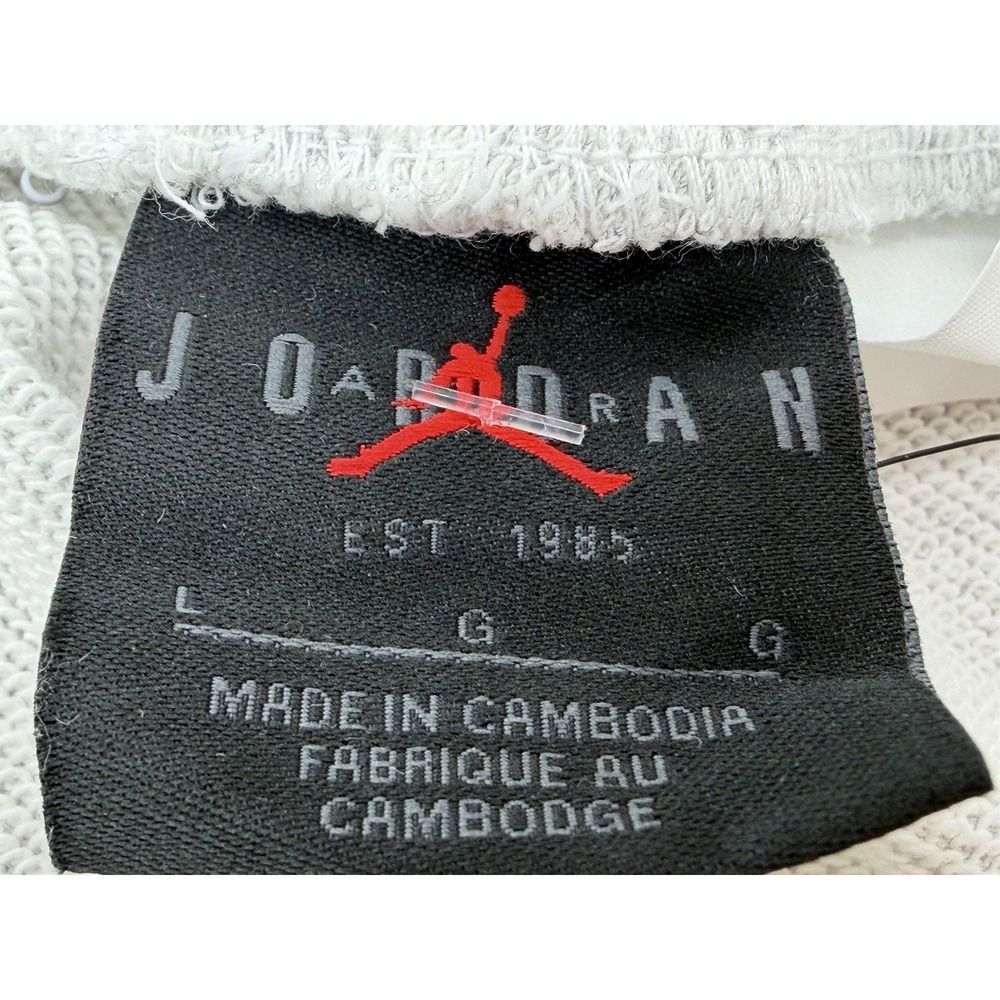 Men's Size Large- Nike Air Jordan Brooklyn Collegiate Sweatpants Grey HV0091-051 - Picture 5 of 7